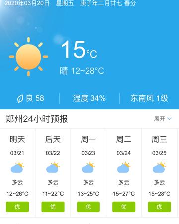 郑州天气预报15天(郑州未来天气15天) 郑州天气预报15天(郑州未来天气15天)