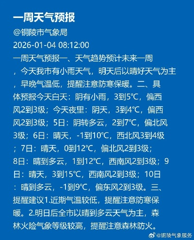 天气预报一周（天气预报一周 查询）