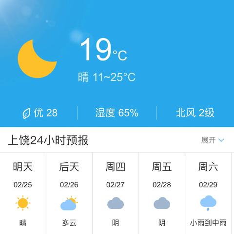 江西未来15天天气预报（江西上饶未来15天天气预报）