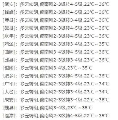 下载个天气预报（下载个天气预报天鸡泽县天气预报）