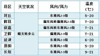 新乡市天气预报15天（新乡市天气预报15天准确一览表）
